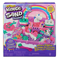 Coffret royaume des licornes kinetic sand - sable magique - spin master - 20134878 - modelage