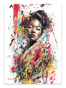 Affiche 50 x 70 cm -  Geisha Version 2 - Georges