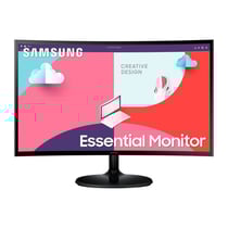 Ecran PC - SAMSUNG - LS24C360EAUXEN - 24 FHD 1920x1080 - Incurvé 1800R - Dalle VA - 4 ms - 75 Hz - HDMI - FreeSync