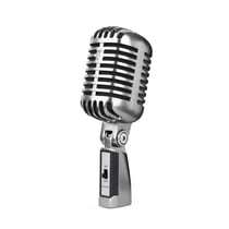 Microphone Vintage Style Haute Sensibilité Pour Scène et Performance