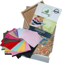 Etoffes de couleurs Montessori