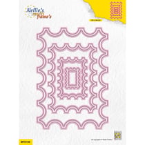 Matrices de découpe Multi Cadres Rectangle Nellie's Choice - 8 pièces - Tous niveaux