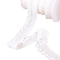 Elastique lingerie facon dentelle 23mm blanc au mètre