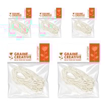 50 élastiques blancs pour masques 60 cm