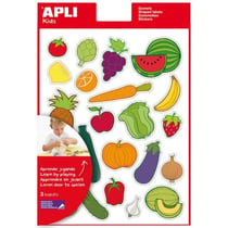 Apli Agipa - Gommettes les fruits et légumes x 60