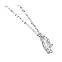 Harry Potter - Pendentif et collier plaqué argent Hedwig Owl
