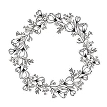 TAMPON COURONNE - 100X100 MM -BOIS