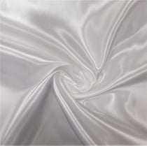 Tissu Doublure Satin Deluxe Blanc