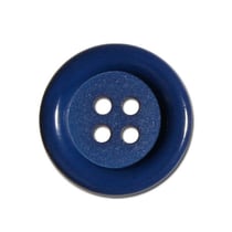 Lot de 6 boutons clown couleur Bleu Minéral 38mm