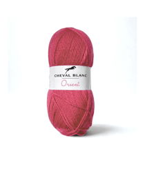 Fil à tricoter ORIENT - Cheval Blanc 037 Framboise