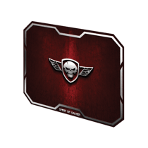 TAPIS DE SOURIS TAILLE M NOIR/ROUGE