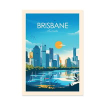 Affiche 30x40 cm - Brisbane - Studio Inception