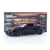 Véhicule miniature de collection - Chevrolet Camaro ZL1 Fast and Furious - Échelle 1/24 - Couleur Noir - Jada Toys