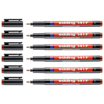 Lot de 6 feutres permanents pointe fine 0,6 mm - EDDING - Marron - 141F