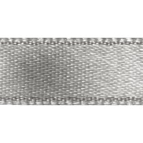 Ruban de satin, 10 mm, rouleau 10 m, argent