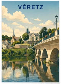 Affiche Véretz | A3 : 29,7x42cm