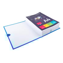 Chemise extensible balacron sans rabat sangle scratch - 24x32cm - Bleu - x 10 - Exacompta