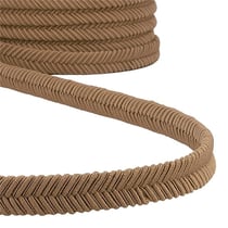 Bobine 15m Galon chevrons Beige Foncé 15mm