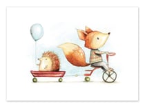 Affiche 50 x 70 cm -  Riding - Mike Koubou