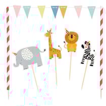 Kit Décoration de Gâteau Safari