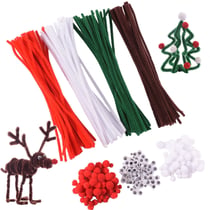 Kit de bricolage Vaessen Creative - Noël - Matière principale : Textile - Rouge et blanc