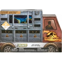 Coffret 4 dinosaures cargaison dangereuse + 1 figurine - dino - jurassic world - mattel gwp71