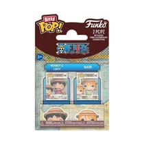 One Piece - Figurines Bitty POP! Monkey D. Luffy & Nami 2 cm - Funko