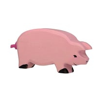 Figurine Holtztiger Cochon