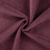 Tissu Velours côtelé stretch uni Pourpre