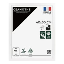 Cadre photo Wild ébène 20x30/A4 cm avec passe-partout 18x24 cm