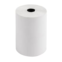 Bobine pour tickets de carte bancaire 57x37mm - 18m - 1 pli thermique 48g/m2 - Blanc - x 50 - Exacompta