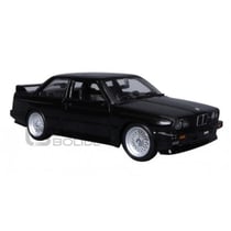 Voiture Miniature de Collection - BBURAGO - BMW M3 E30 - 1988 - Black