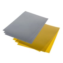 Plastique dingue 14 feuilles métallisées - or-argent