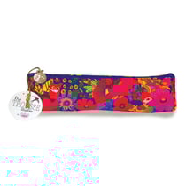 Trousse à crayons en coton - Forêt florale - Hirondelles & Cie