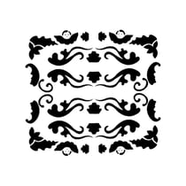 Pochoir - Motif angelots - Repositionnable - 35 x 31 cm - Peinture - Décoration