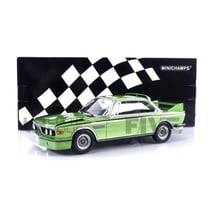 Voiture Miniature de Collection - MINICHAMPS 1/18 - BMW 3.0 CSL - 1973 - Green
