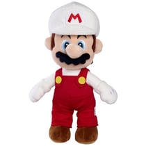 Peluche mario de feu 31 cm - doudou super mario - peluche licence officielle nintendo