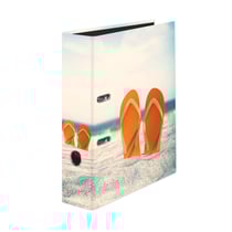 Classeur à levier avec motif imprimé dos 80mm - Visuel - x 6 - Falken