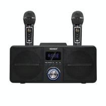 Microphone Sans Fil Bluetooth Audio Tout-En-Un Pour Ambiance KTV À Domicile Noir YONIS
