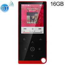 Lecteur MP4 Bluetooth Écran Tactile 2.4 Pouces 16GB Audio Vidéo Haute Qualité Rouge YONIS
