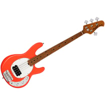 StingRay Short Scale RAYSS4 Fiesta Red Sterling by Music Man