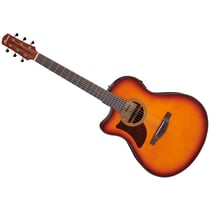 Ibanez AAM50LCE-OLB - Guitare électro-acoustique - Advanced Auditorium Cutaway - Light Brown Sunburst