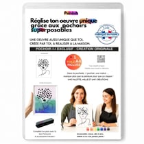Peinture aux pochoirs Panash débutant enfants et adultes - Miss en 1 pochoir
