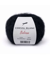 Fil vaporeux & raffiné BALZANE - Cheval Blanc 012 Noir