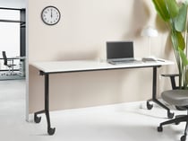 Bureau pliable Panneau de particules mélaminé (MFC) Blanc CAVI - Beliani