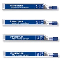 Mine de rechange STAEDTLER Mars micro carbon - 0,7 mm - 2B - Lot de 4 étuis de 12 mines