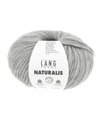 Pelote de laine Mérinos à tricoter Naturalis - Lang Yarns 03 gris perle