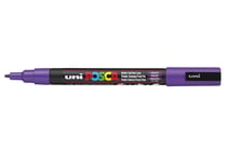 Lot de 6 Marqueurs pointe conique fine POSCA PC3M 0,9 - 1,3mm Violet POSCA