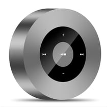 Enceinte Bluetooth Portable Son Stéréo Mains-Libres Carte TF AUX Gris YONIS