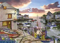 Puzzle 250 pièces - Pièces XXL - Lumières du Port - HOP - House of Puzzles